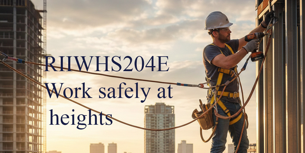 Work safely at heights RIIWHS204E